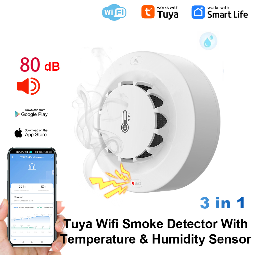 Home Security With Alarm - Sensor de Temperatura y Humedad WiFi