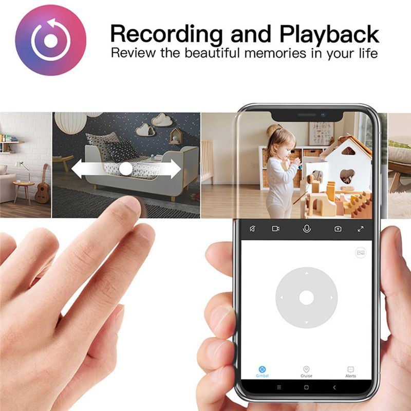 Home Security Cameras Wireless - Cámara Wifi Tuya Esencial para Interiores,
