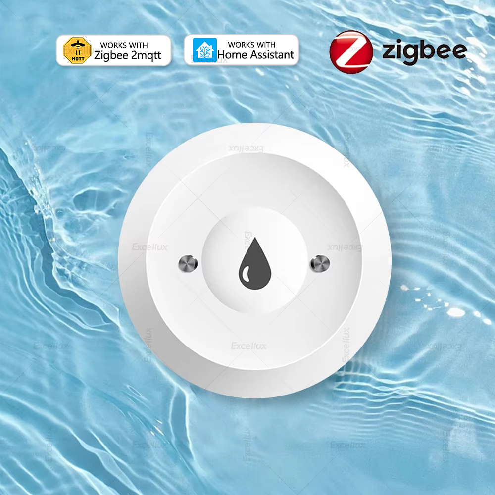 Home Security With Monitoring - Zigbee-Detector de agua, Sensor de fugas,
