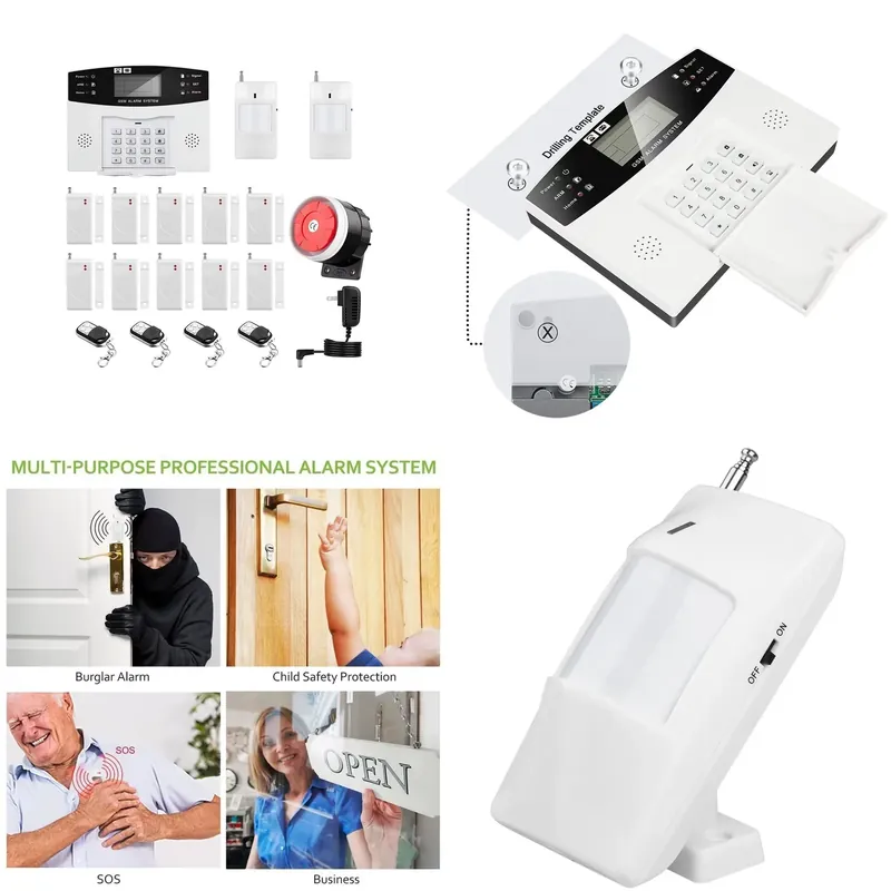 Home Security With Alarm - Kit de Alarma Antirrobo para Casa,