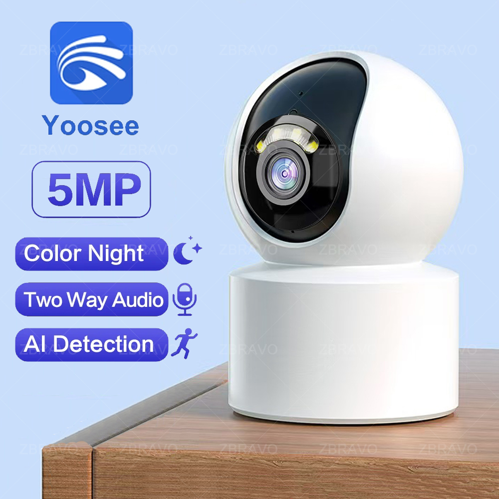 Home Security Ai - Yoosee 5MP WiFi seguridad PTZ cámara