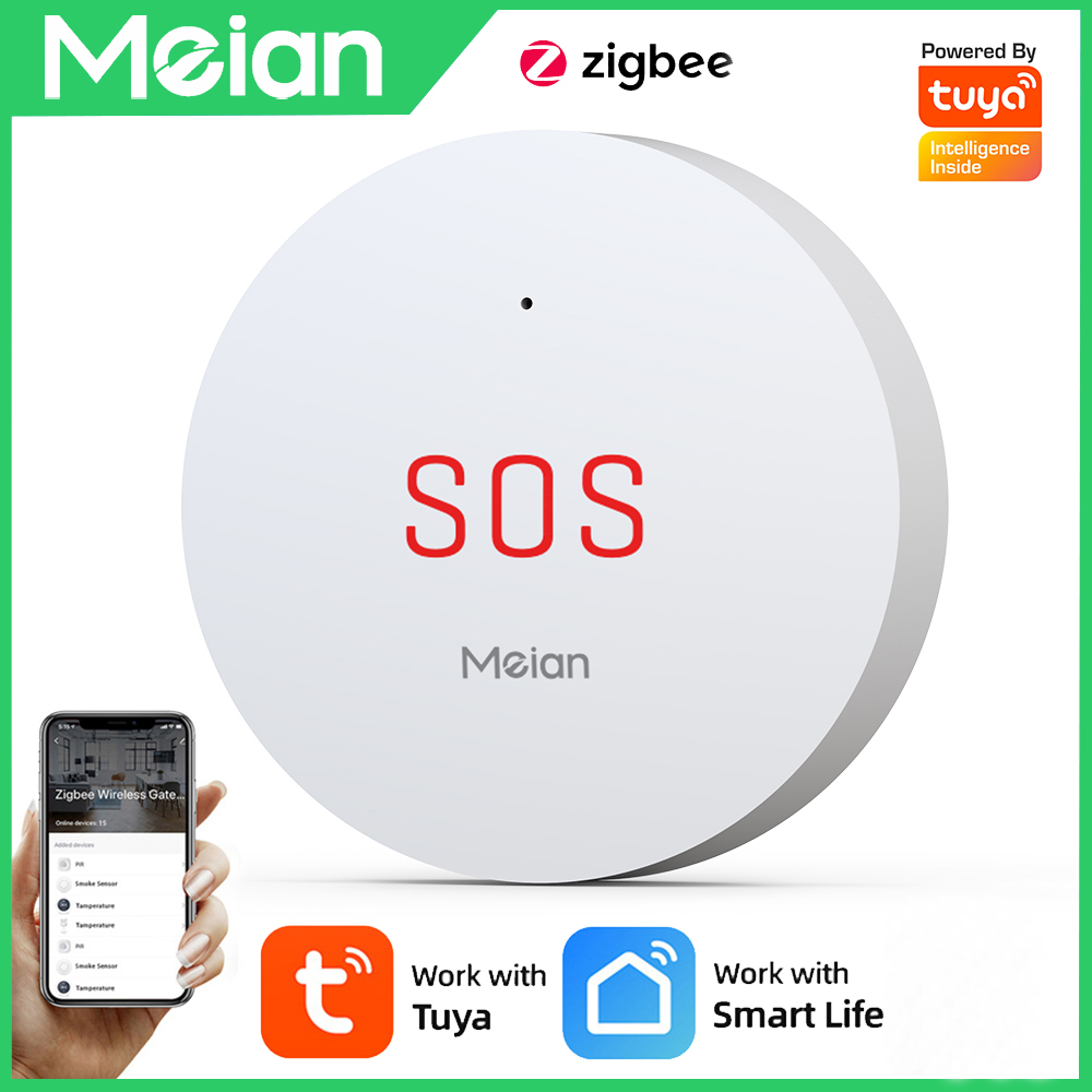 Home Security Tips - Zigbee-botón de emergencia Tuya SOS, sistema