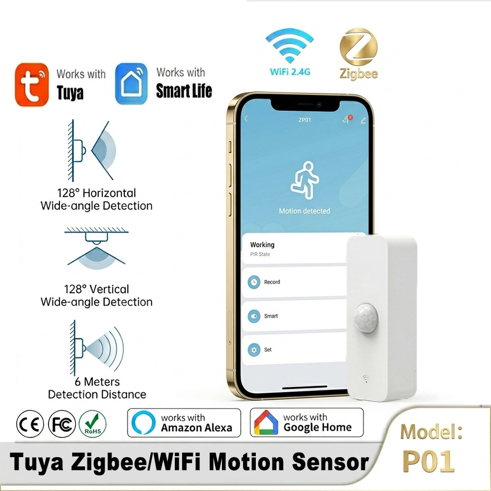 Home Security Tools - Sensor de Movimiento PIR Inteligente WiFi