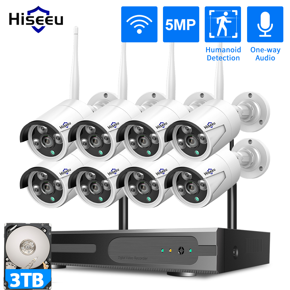Home Security Cameras Wireless - Sistema de Seguridad con Cámara CCTV