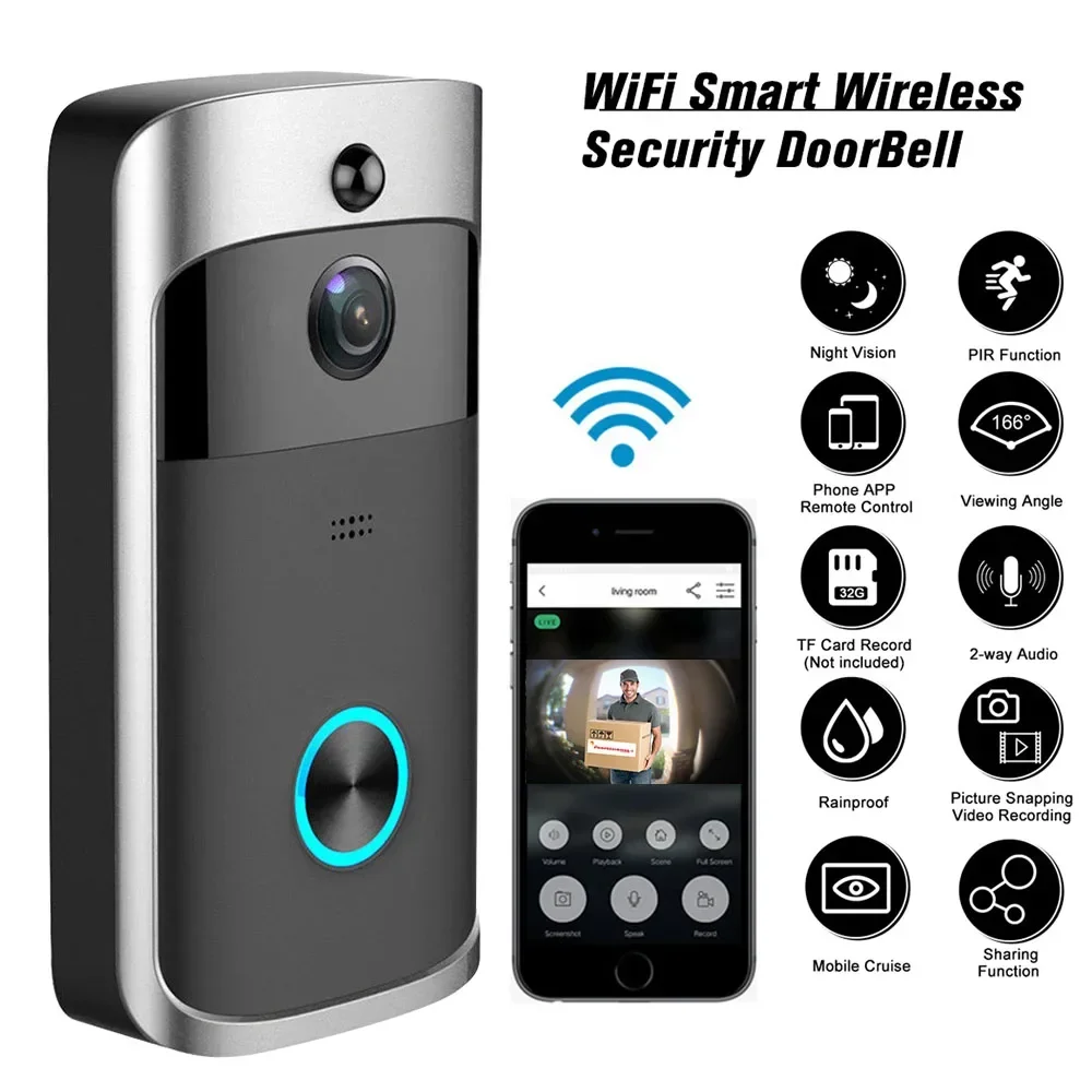 Home Security Prices - Timbre inalámbrico WIFI para el hogar,