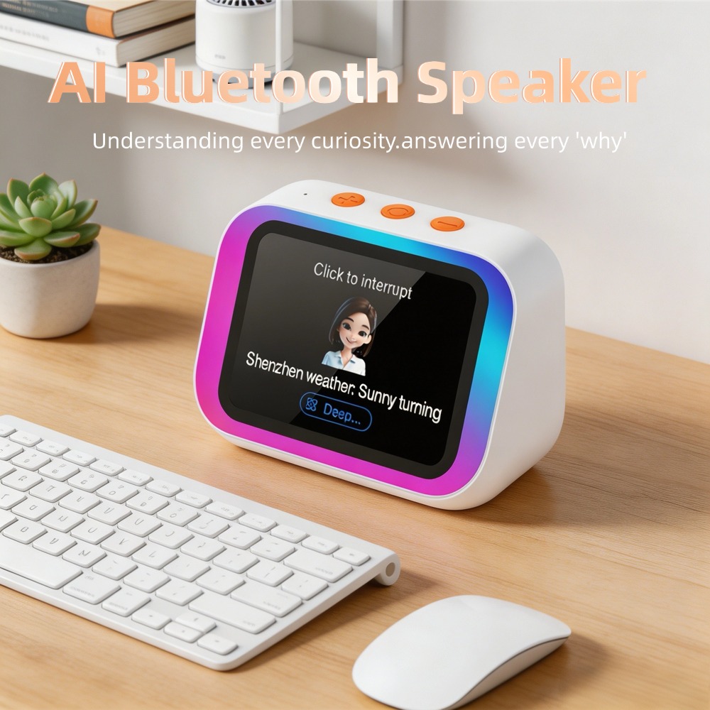 Home Security Electronics - Altavoz Bluetooth con IA 5.4, Asistente
