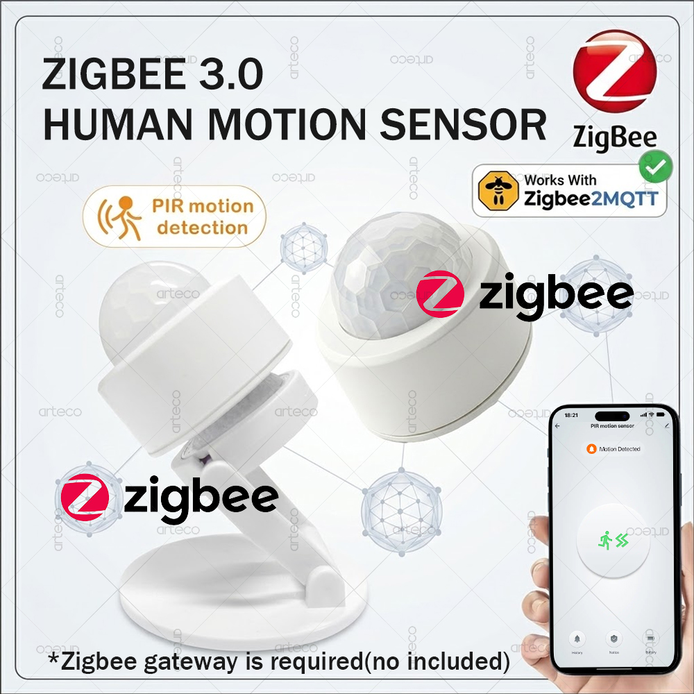 Home Security Tools - Sensor de Movimiento PIR Mini Zigbee