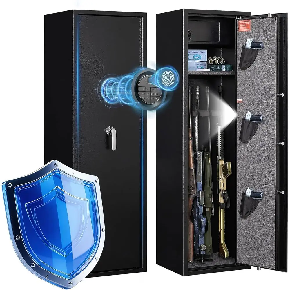 Home Security Safe - Caja fuerte biométrica con huella dactilar