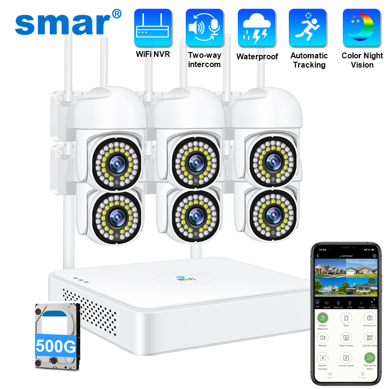 Home Security Cameras Wireless - Sistema de Cámara de Seguridad CCTV