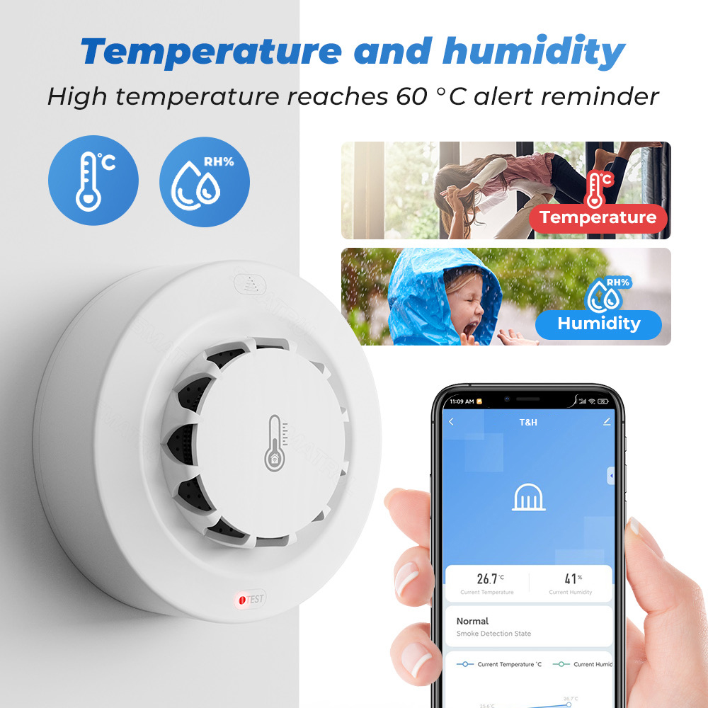 Sensor de Temperatura y Humeda - Home Security With Alarm reseña y precio