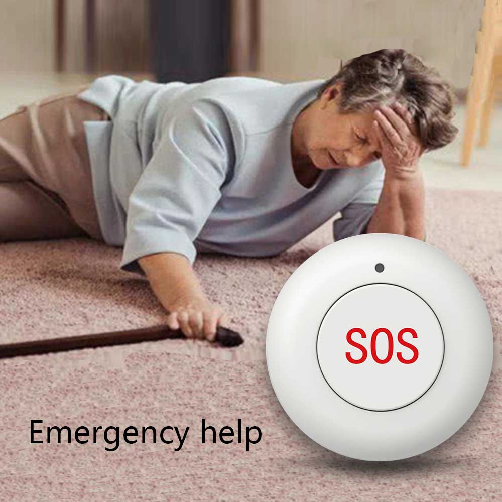 Botón SOS inalámbrico para pue - Home Security Tools reseña y precio