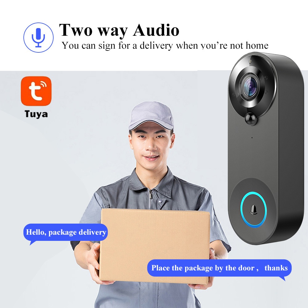 Tuya 1080P timbre inalámbrico  - Home Security Prices reseña y precio