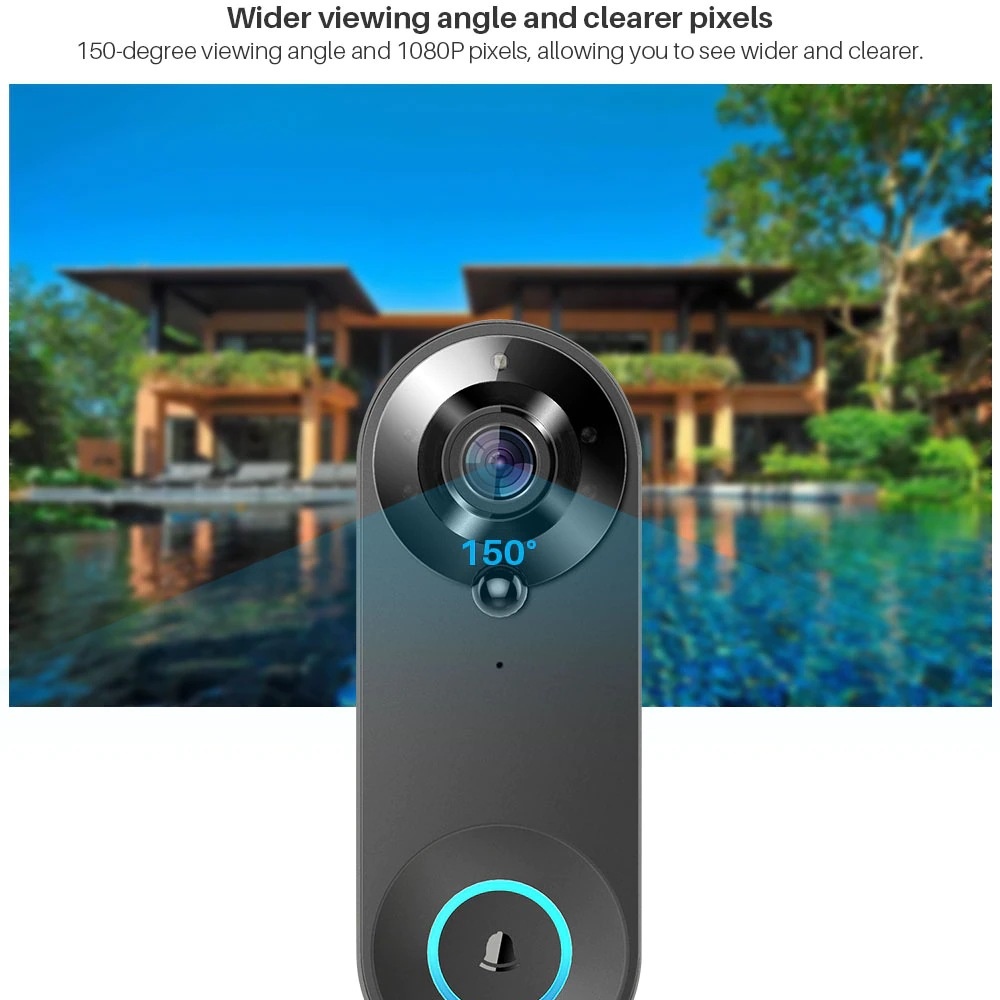Tuya 1080P timbre inalámbrico  - Home Security Prices reseña y precio