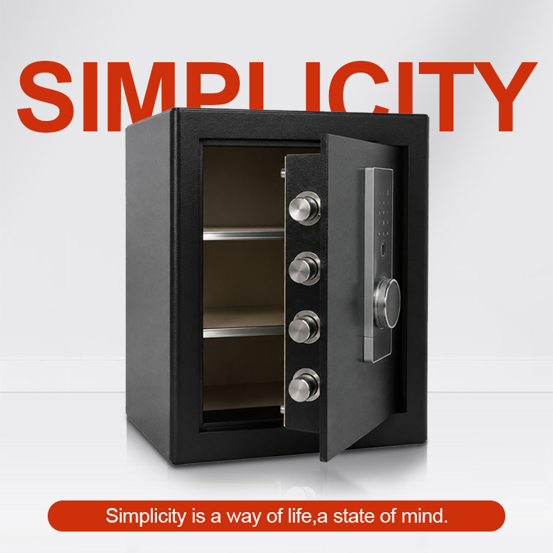 Caja fuerte biométrica con lec - Home Security Battery reseña y precio