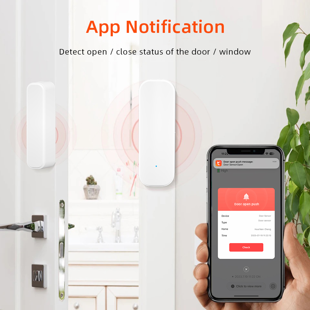 Tuya WiFi Zigbee Sensor de pue - Home Security Battery reseña y precio
