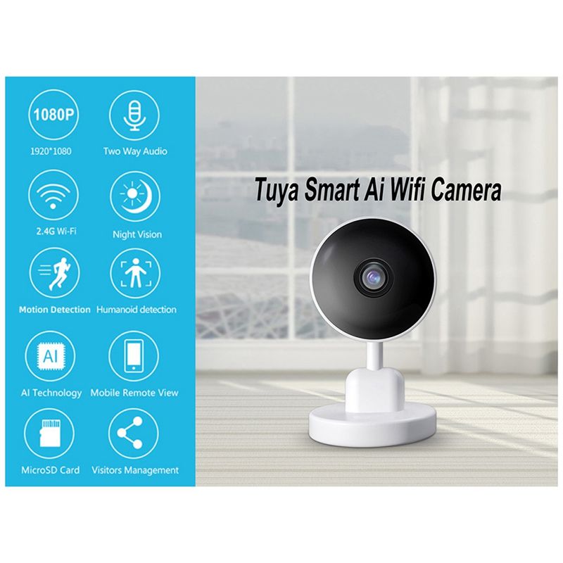Cámara Wifi Tuya Esencial para - Home Security Cameras Wireless reseña y precio