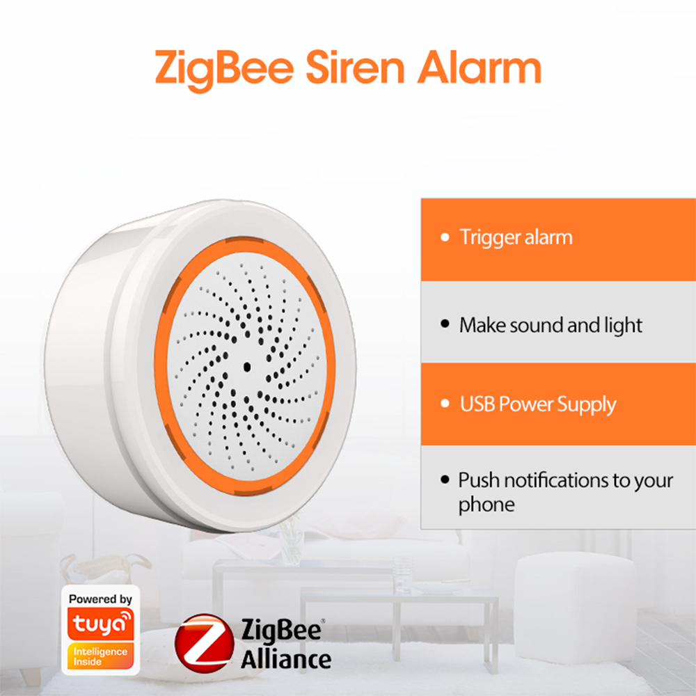 Coolcam-alarma de sirena intel - Home Security Tips reseña y precio