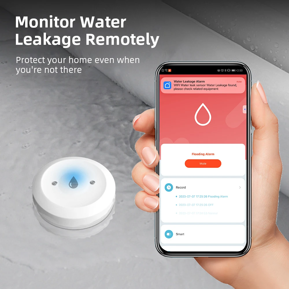 Sensor Inteligente de Fugas de - Home Security With Monitoring reseña y precio