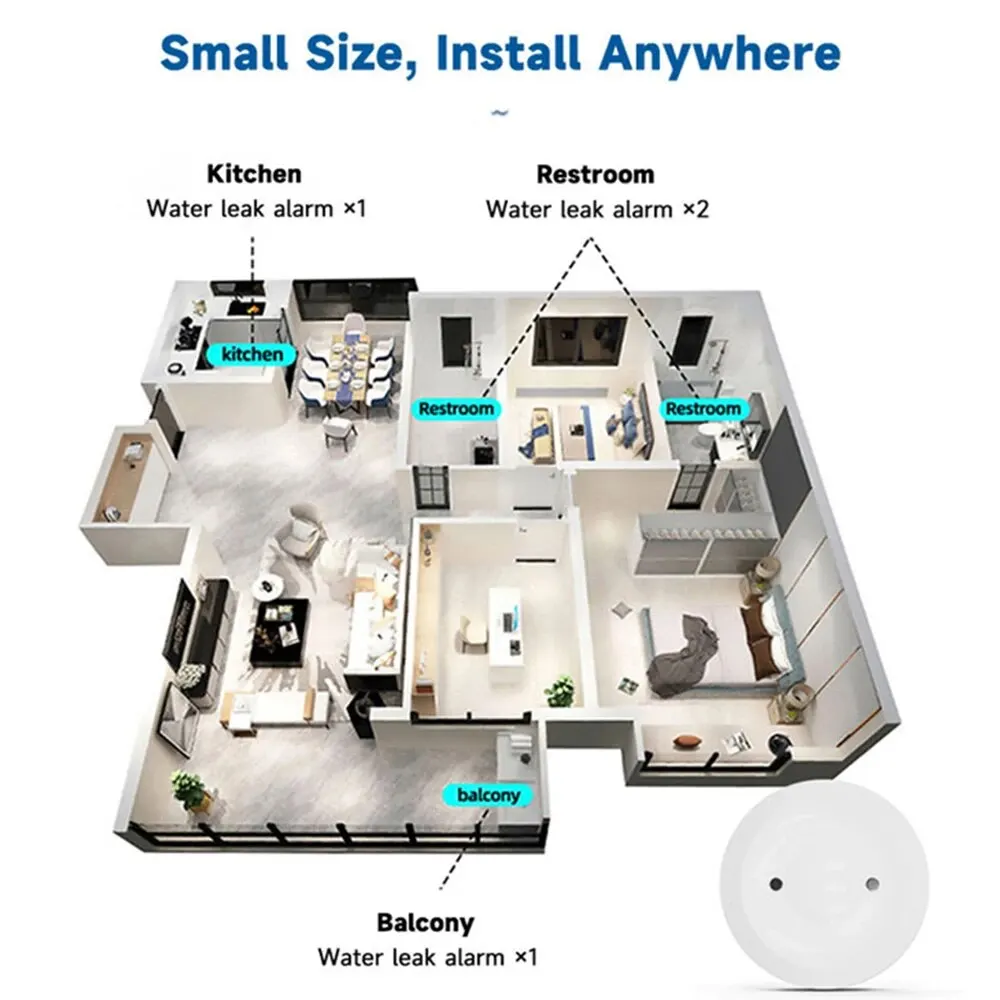Sensor Inteligente de Fugas de - Home Security With Monitoring reseña y precio