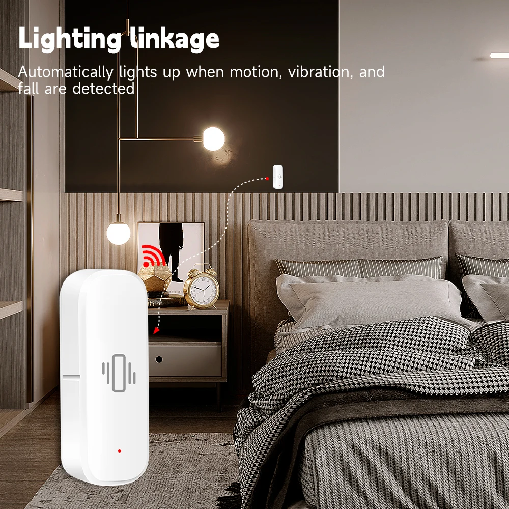 Sensor de Vibración Inteligent - Home Security With Alarm reseña y precio