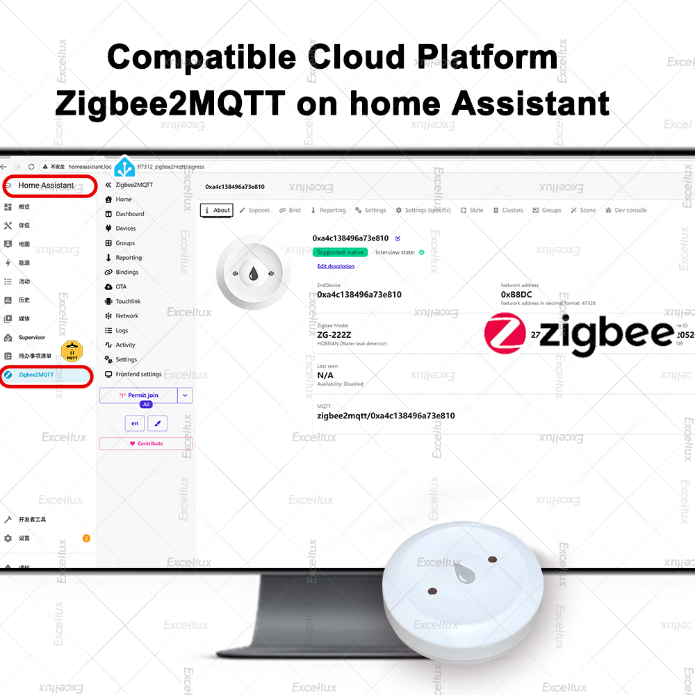 Zigbee-Detector de agua, Senso - Home Security With Monitoring reseña y precio