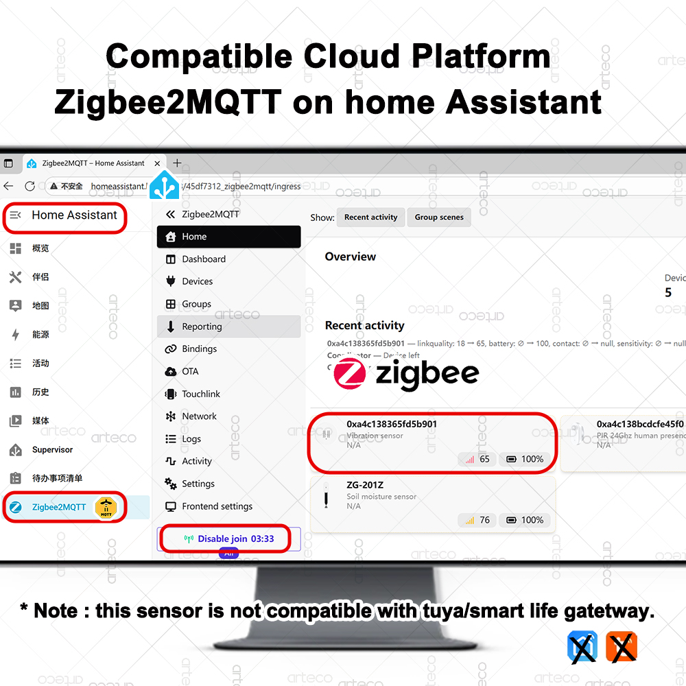 Sensor de vibración inteligent - Home Security Tools reseña y precio