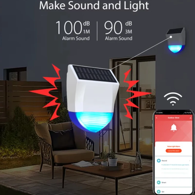 Tuya Smart Zigbee/Wifi sirena  - Alarm Siren Outdoor reseña y precio