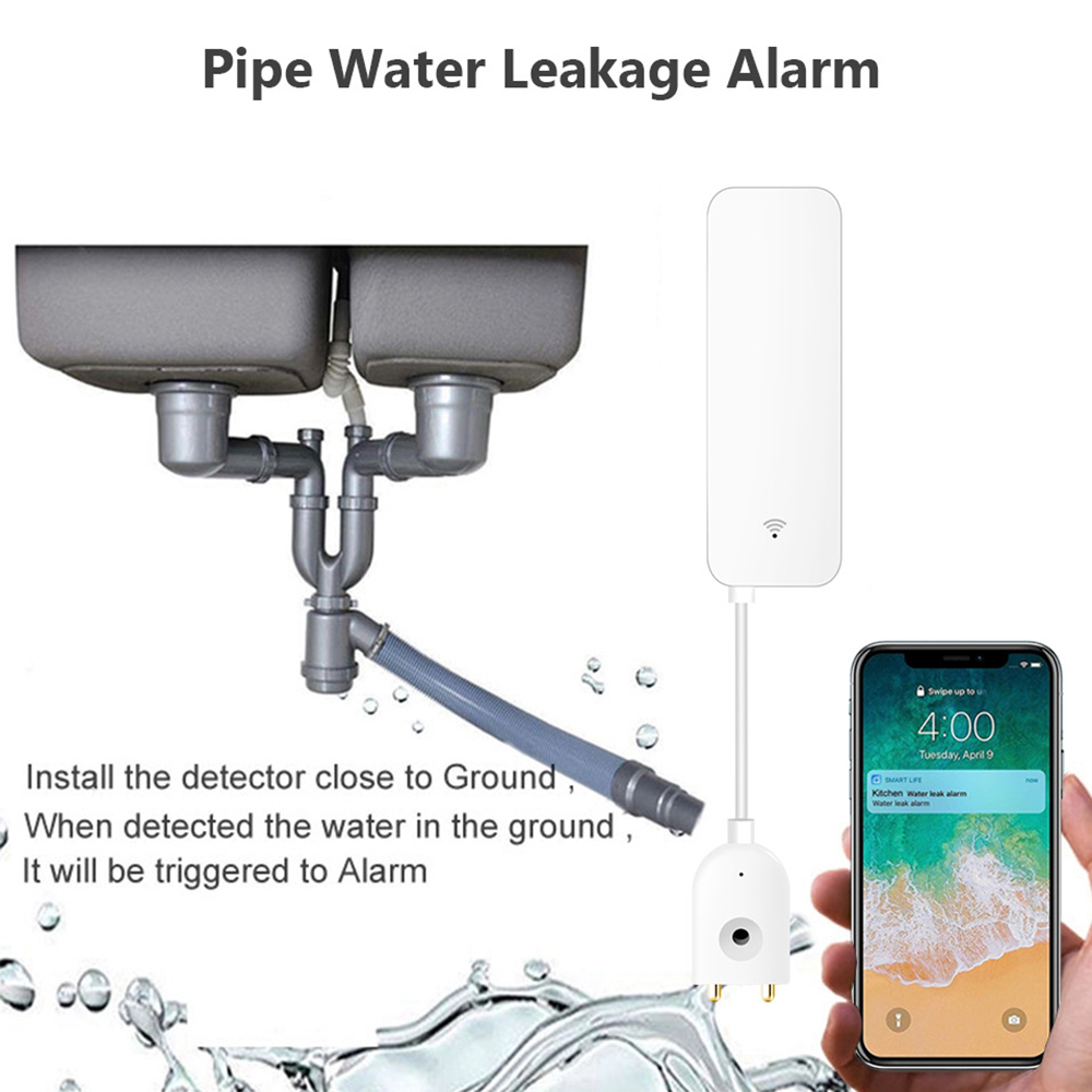 Sensor de fugas de agua WiFi T - Home Security Tools reseña y precio