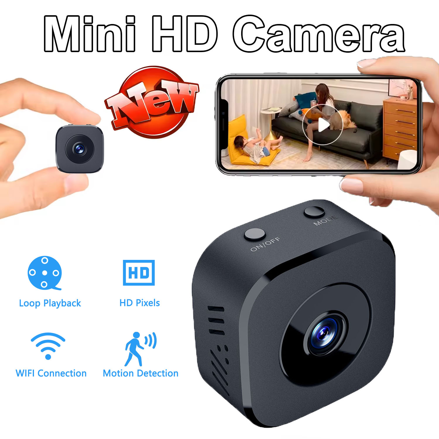 Cámara de seguridad 4K Mini vi - Home Security Prices reseña y precio