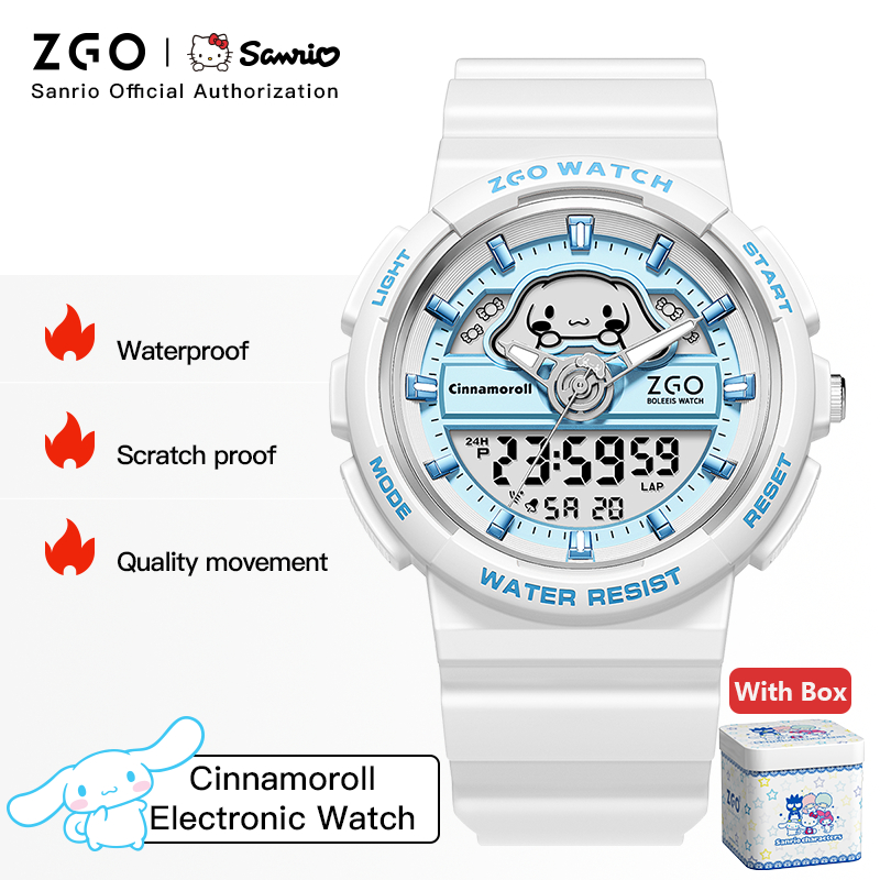 Reloj electrónico ZGO X Sanrio - Home Security Electronics reseña y precio