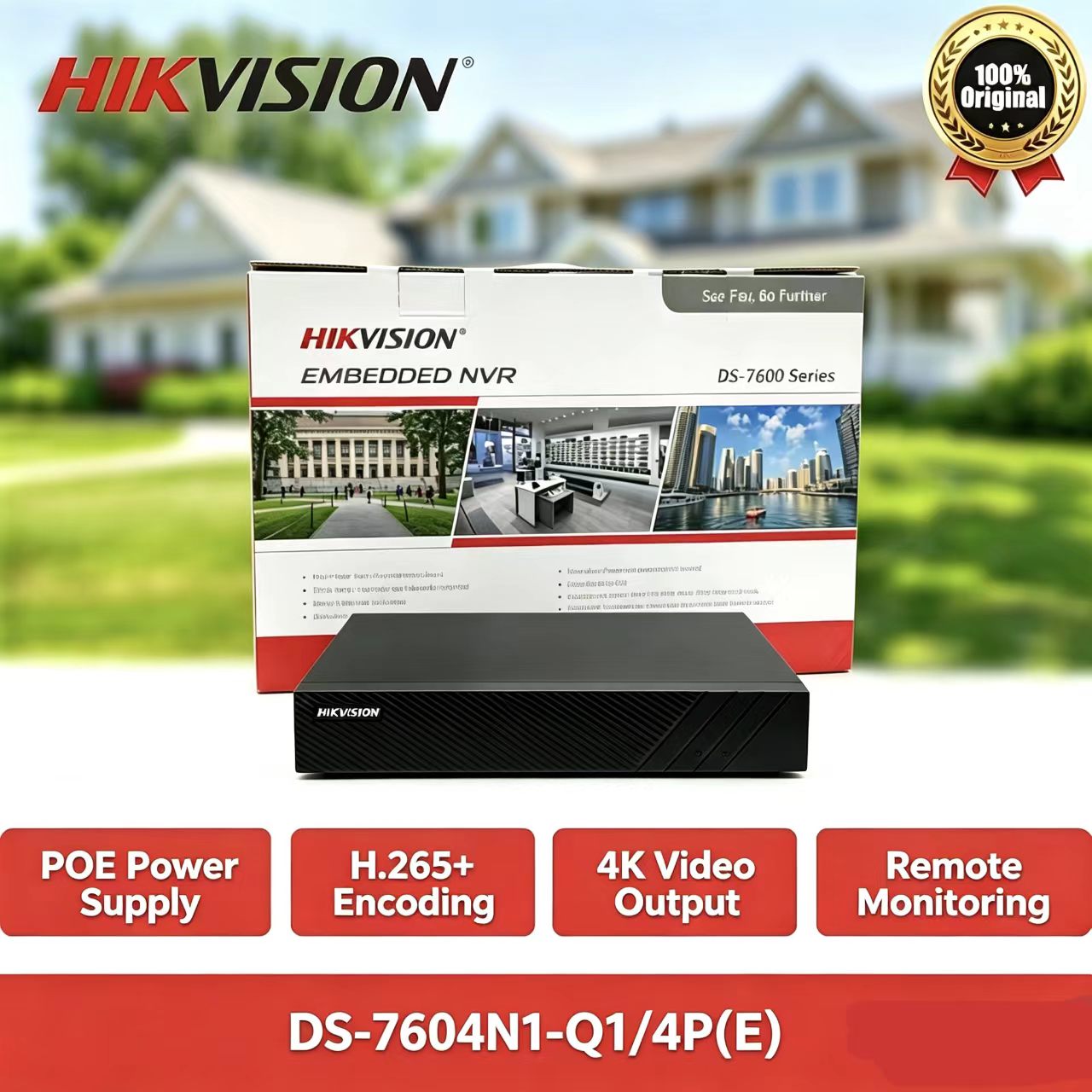 Hikvision DS-7604NI-Q1/4P(E) 4 - Home Security Hikvision reseña y precio