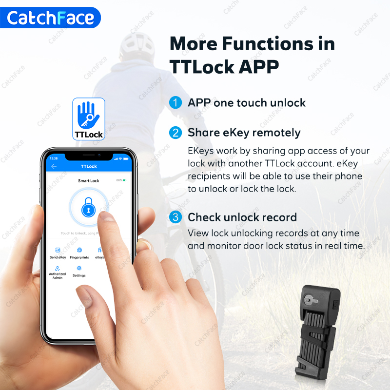 Cerradura plegable para bicicl - Home Security Electronics reseña y precio