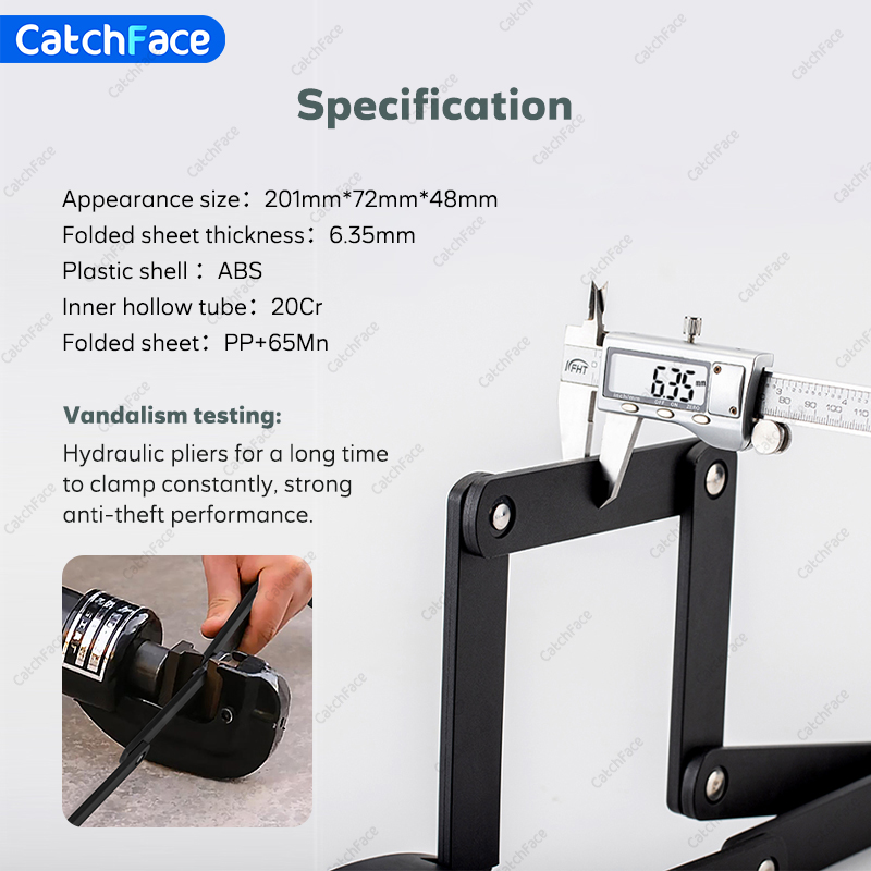 Cerradura plegable para bicicl - Home Security Electronics reseña y precio
