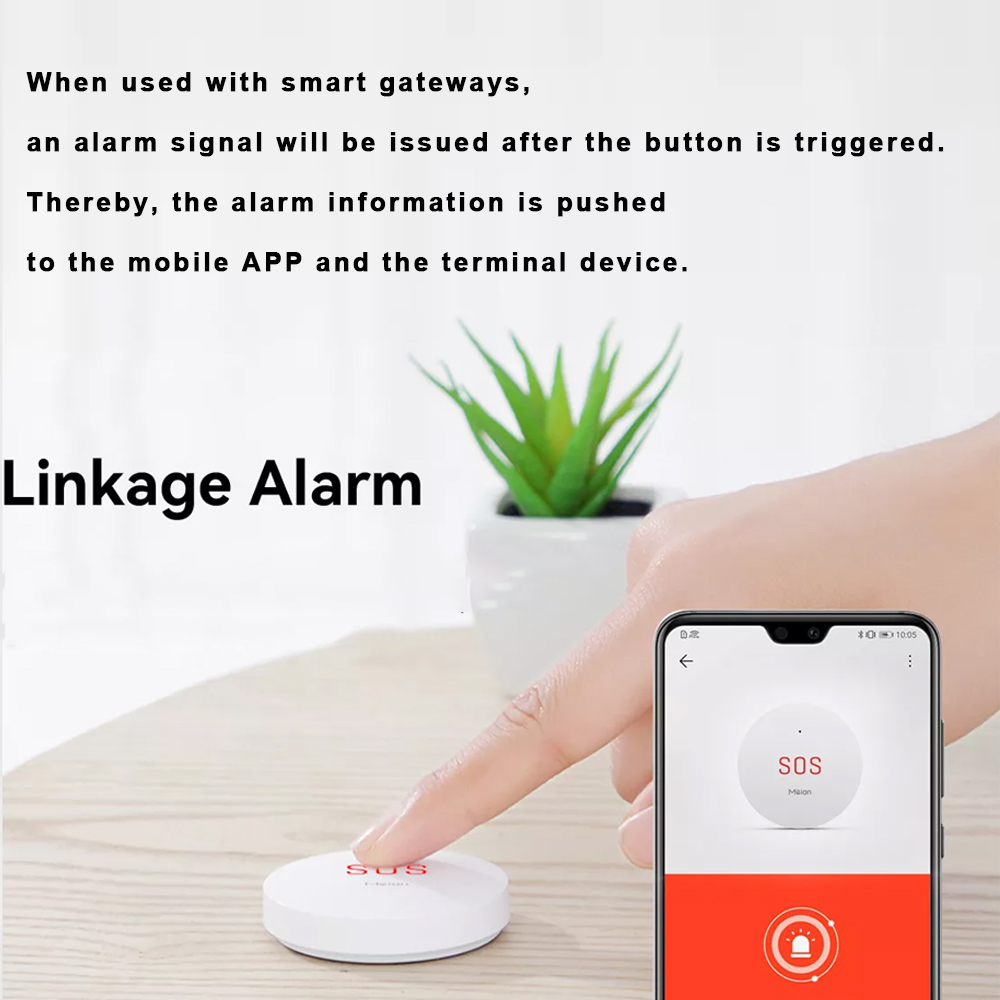 Zigbee-botón de emergencia Tuy - Home Security Tips reseña y precio