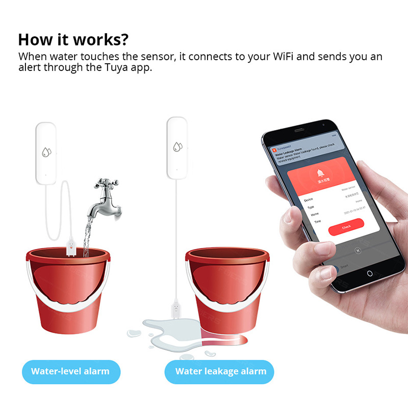 Sensor de Alarma de Fugas de A - Home Security With Monitoring reseña y precio