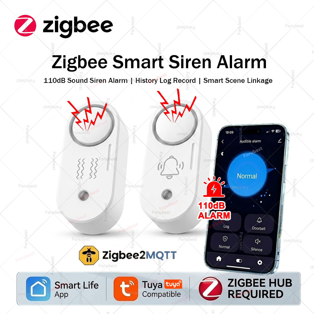 Alarma de sirena inteligente Z - Home Security Options reseña y precio