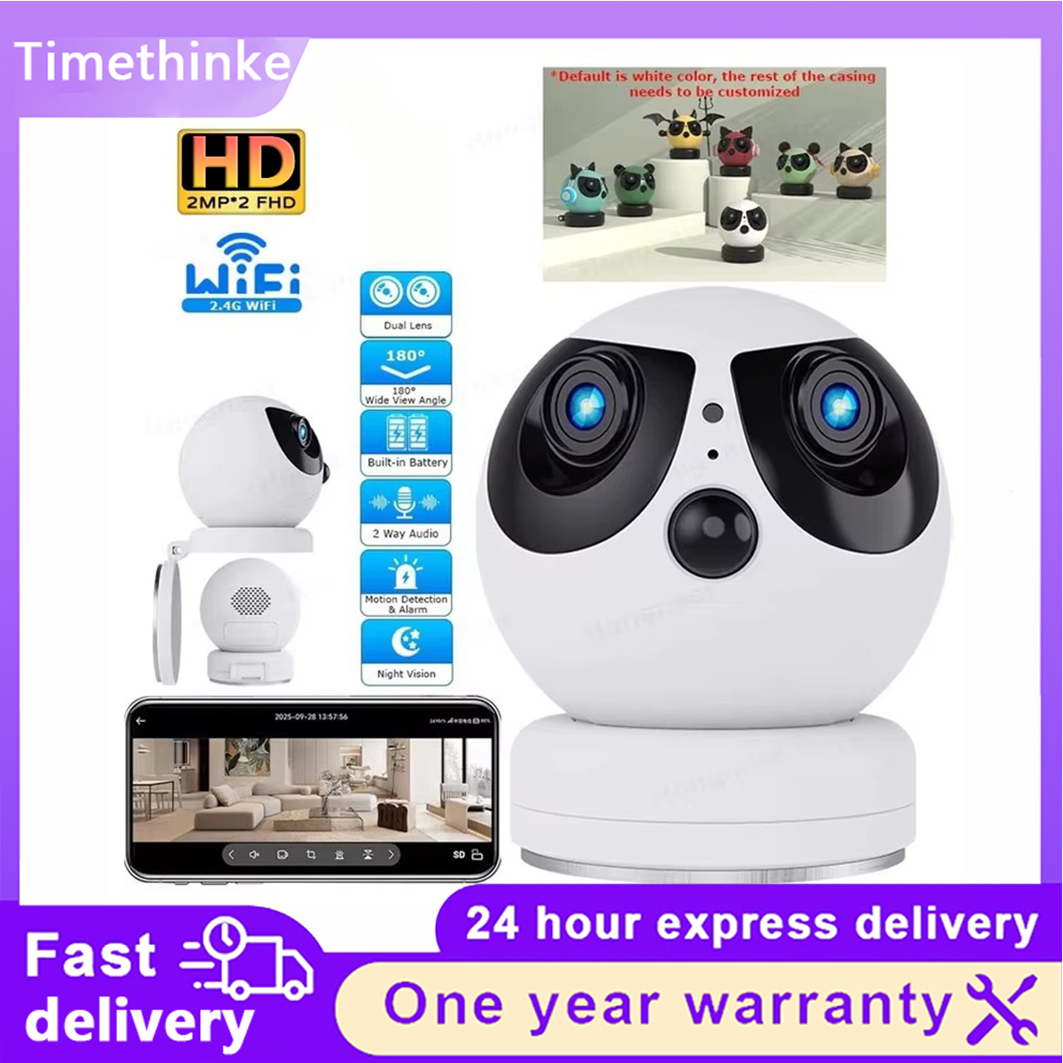 Cámara IP CCTV de Doble Lente  - Home Security Ai reseña y precio
