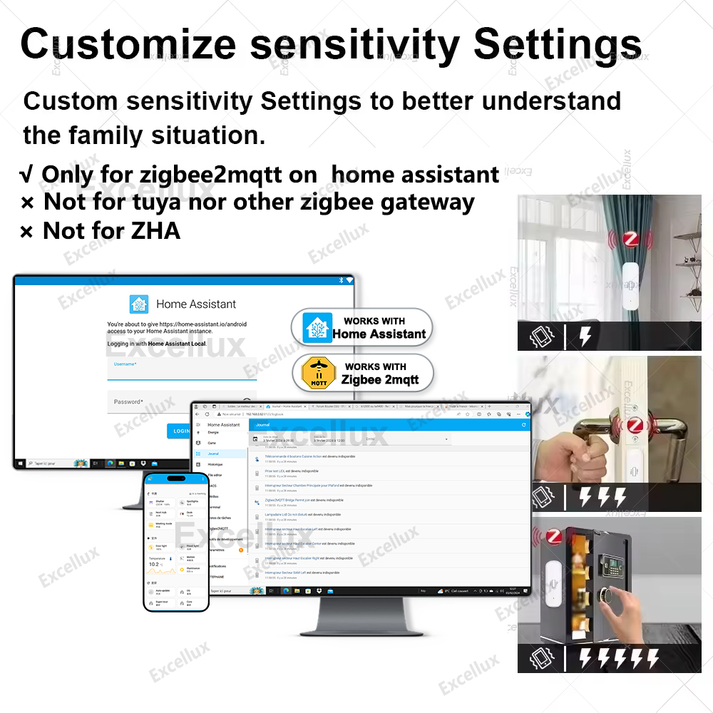 Sensor de vibración inteligent - Home Security With Alarm reseña y precio