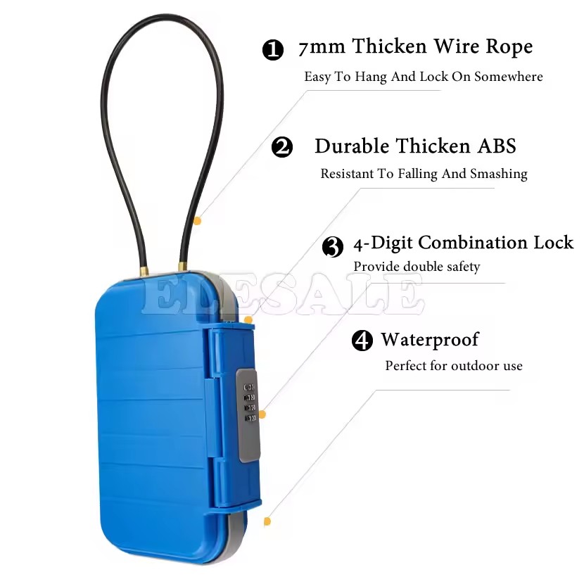 Caja de seguridad portátil cre - Home Security Safe reseña y precio
