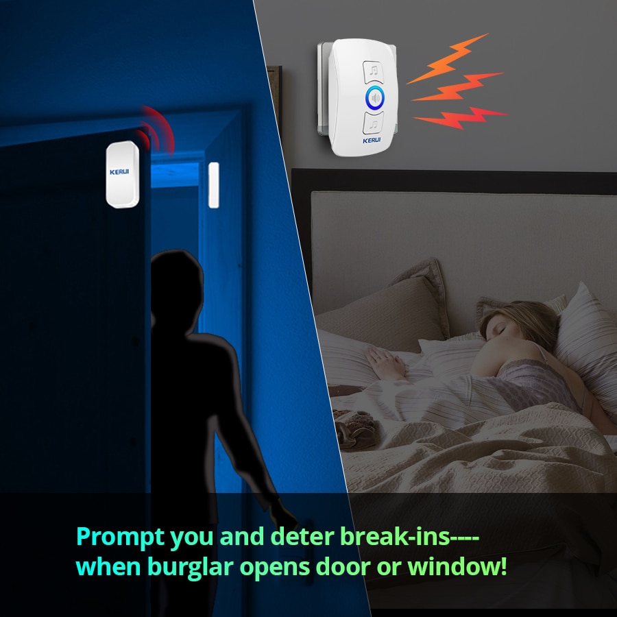 KERUI-timbre inalámbrico M525, - Home Security Options reseña y precio