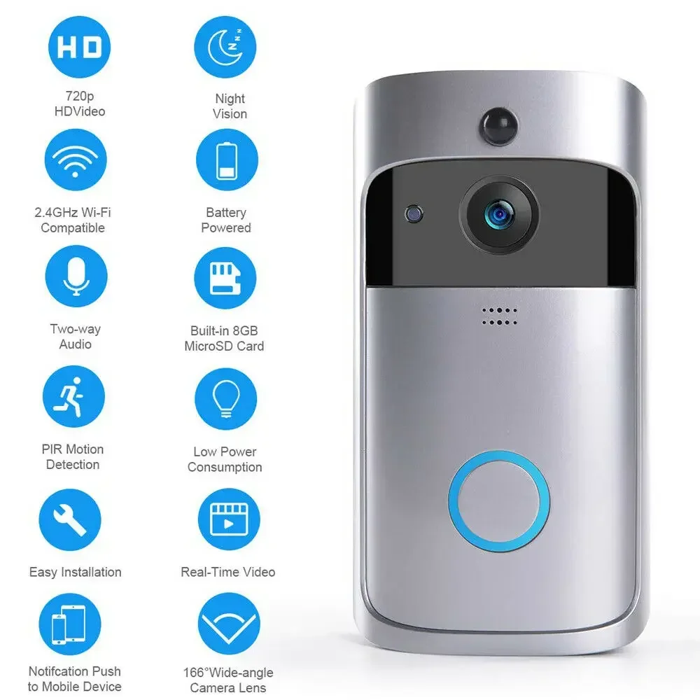 Timbre inalámbrico WIFI para e - Home Security Prices reseña y precio