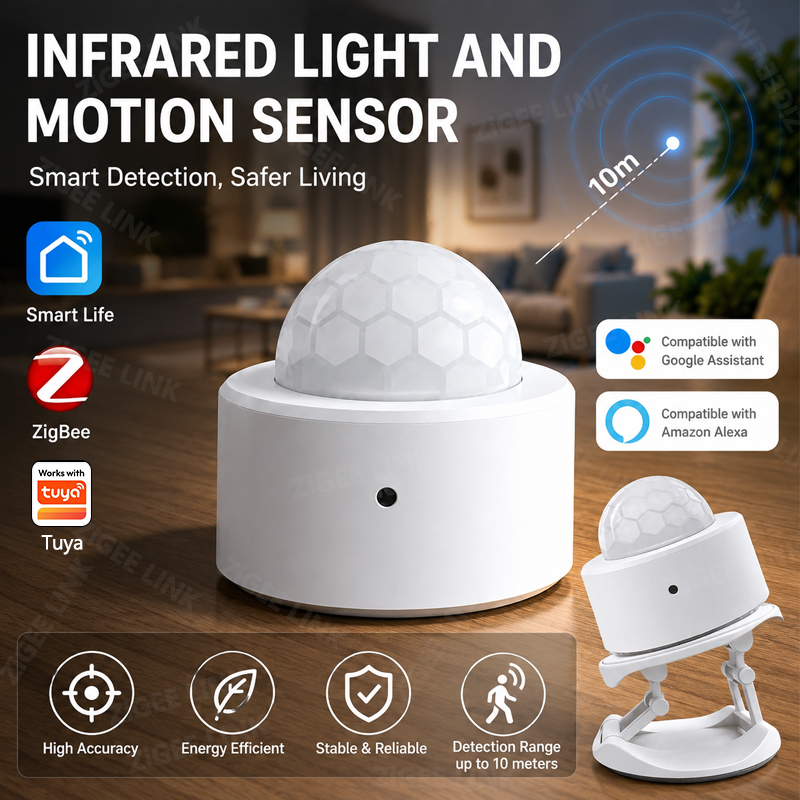 Sensor de movimiento ZigBee 3, - Home Security Tools reseña y precio