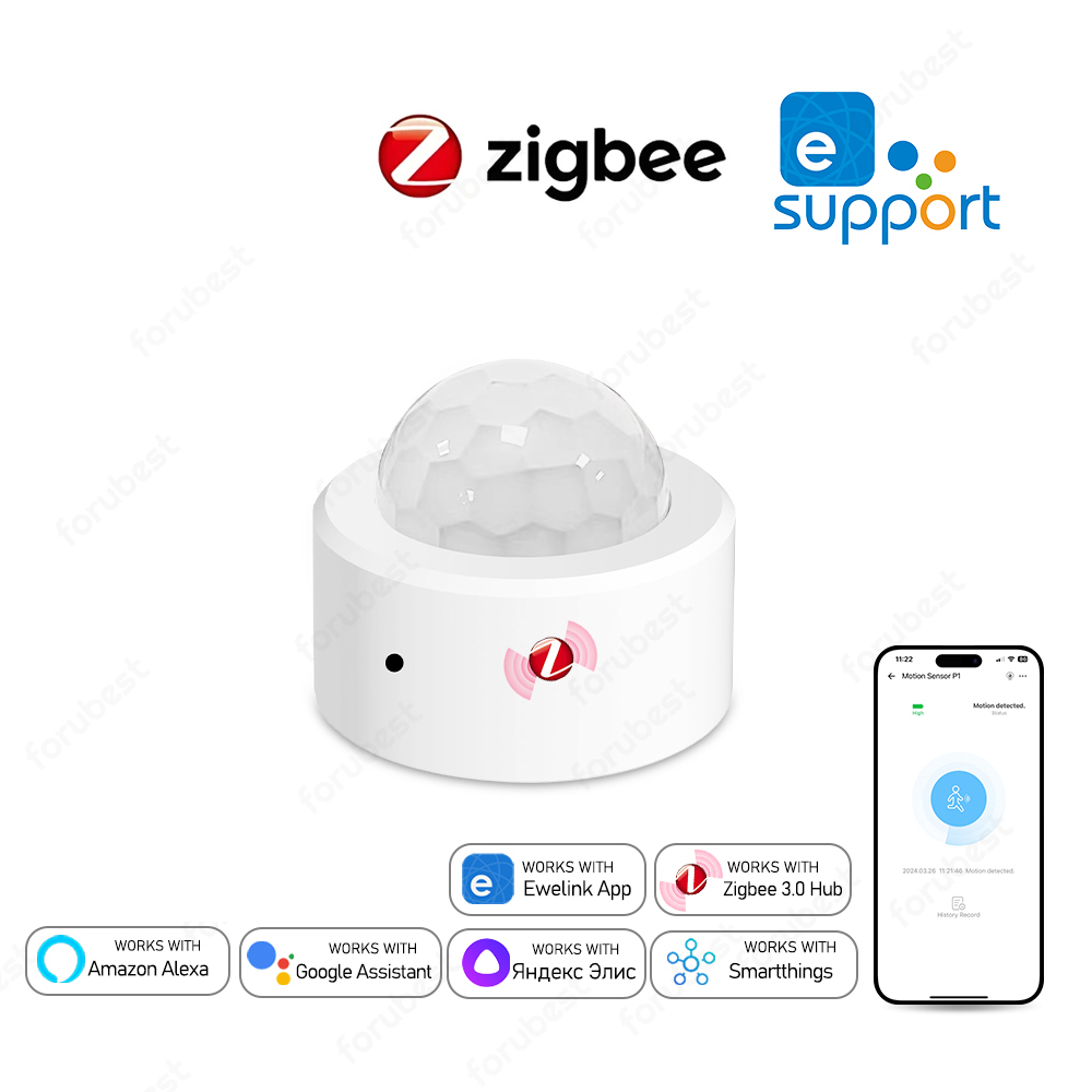 Zigbee 3,0 Sensor de movimient - Home Security With Alarm reseña y precio