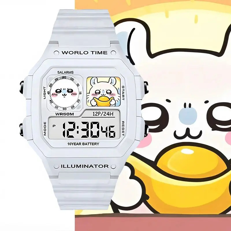 Reloj Digital Kawaii Chiikawa  - Home Security Electronics reseña y precio