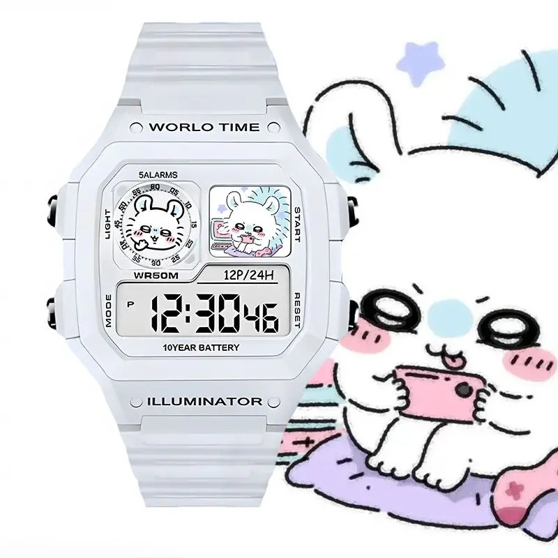 Reloj Digital Kawaii Chiikawa  - Home Security Electronics reseña y precio