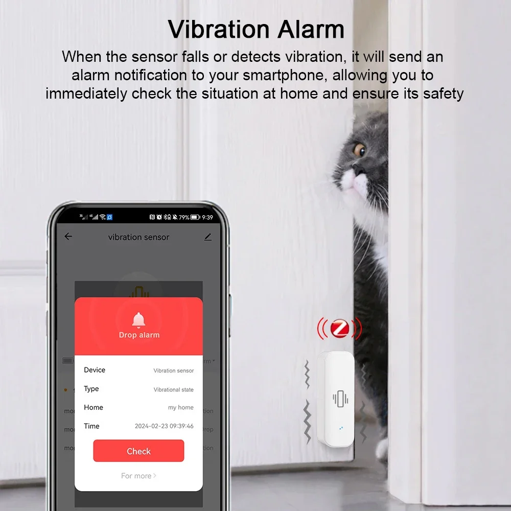 Sensor de vibración inteligent - Home Security With Alarm reseña y precio