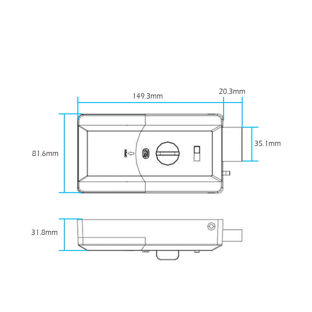 Cerraduras de llanta de puerta - Home Security Safe reseña y precio
