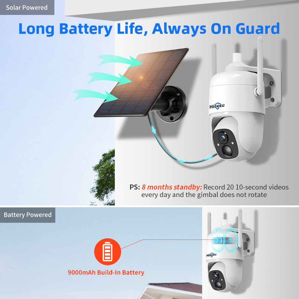 Hiseeu 3MP Cloud AI WiFi Video - Home Security Cameras Wireless reseña y precio