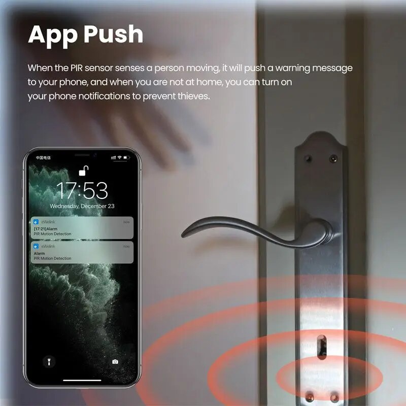 Zigbee-Mini Sensor de movimien - Home Security With Alarm reseña y precio