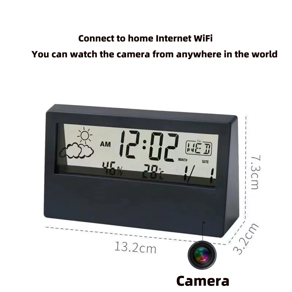 Cámara de Reloj WiFi 4K con De - Home Security Prices reseña y precio